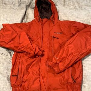 Orange Columbia field gear jacket